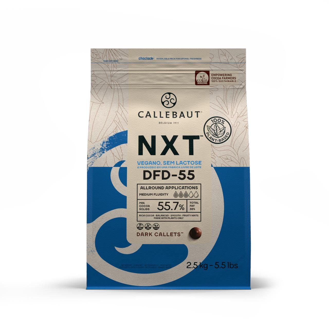 Dark Couverture 55% (Dairy Free) - NXT