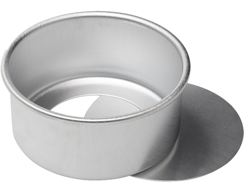 Deep Round Embossed Cake Pan ‐ Removable Bottom (Anodized)