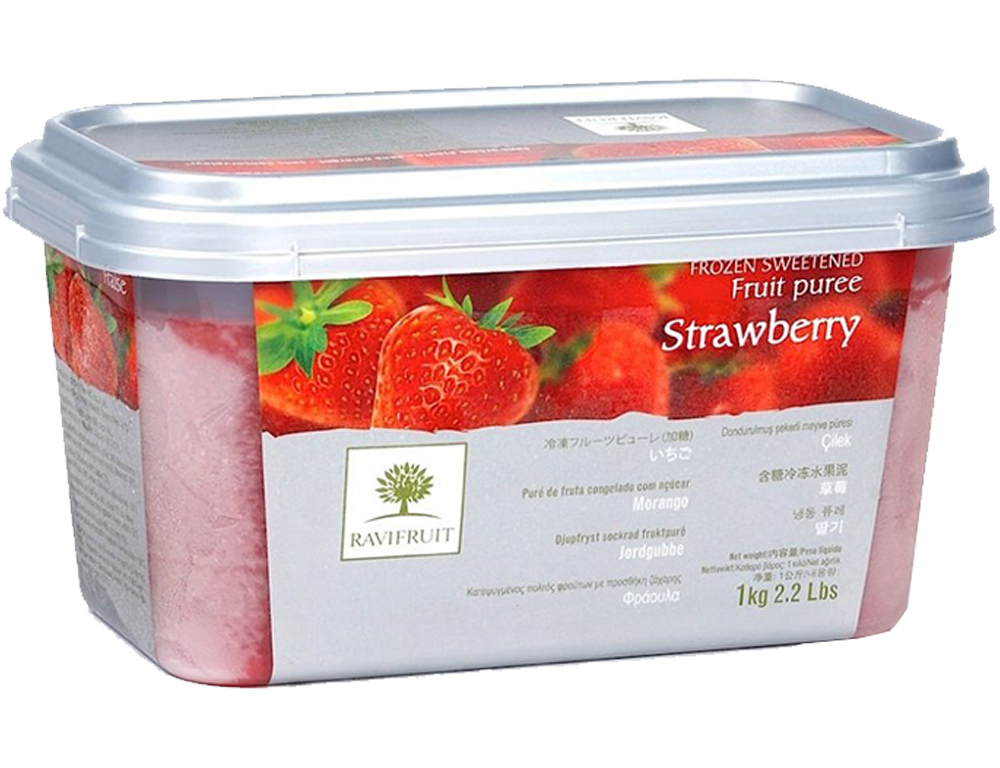 Puree Strawberry Fruit Rouges Kg Strawberry Puree (1 kg) – Simply Different