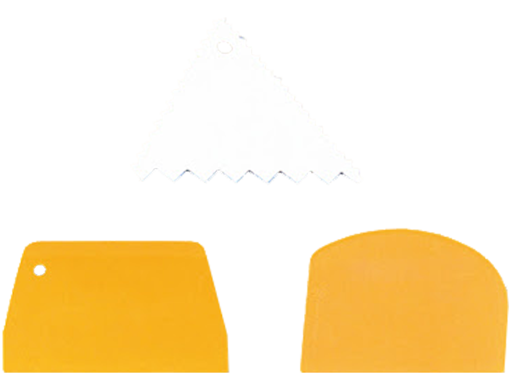 Plastic Dough Scrapers (3Pcs/Set)