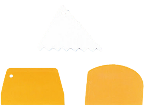 Plastic Dough Scrapers (3Pcs/Set)