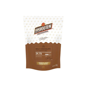 Milk Couverture Coins 34% (1.5 kgs)