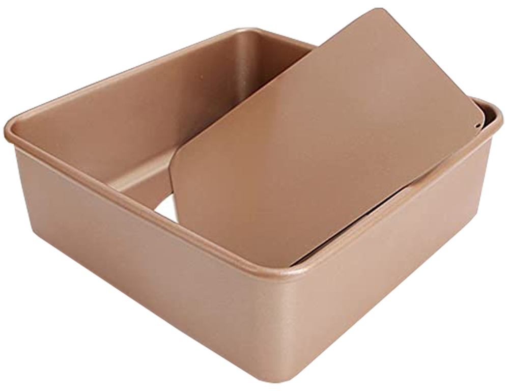 8.5" Non‐Stick Loose Bottom Square Cake Pan