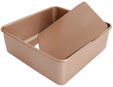8.5" Non‐Stick Loose Bottom Square Cake Pan