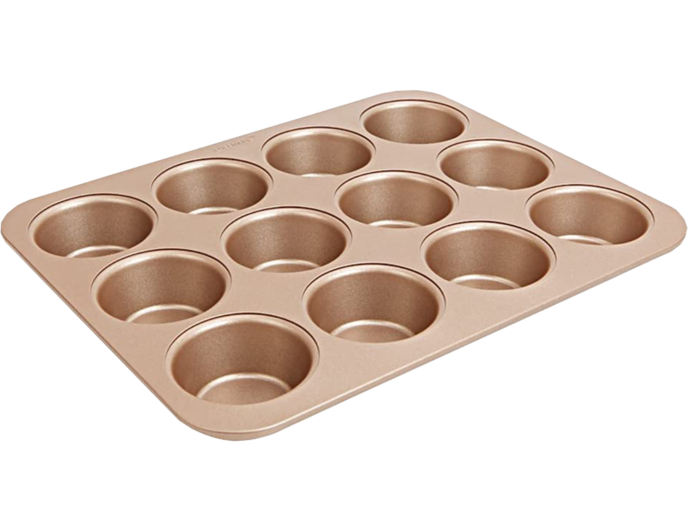12 Cup Non‐Stick Muﬃn Pan