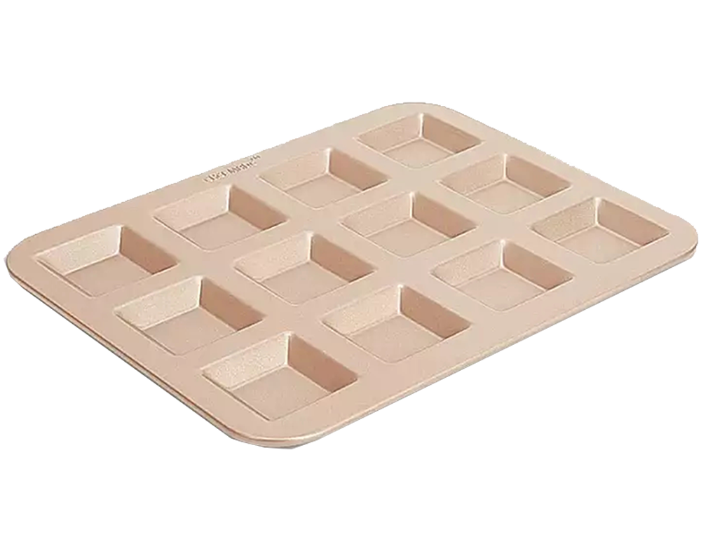 12 Cup Non Stick Square Financier Cake Mould