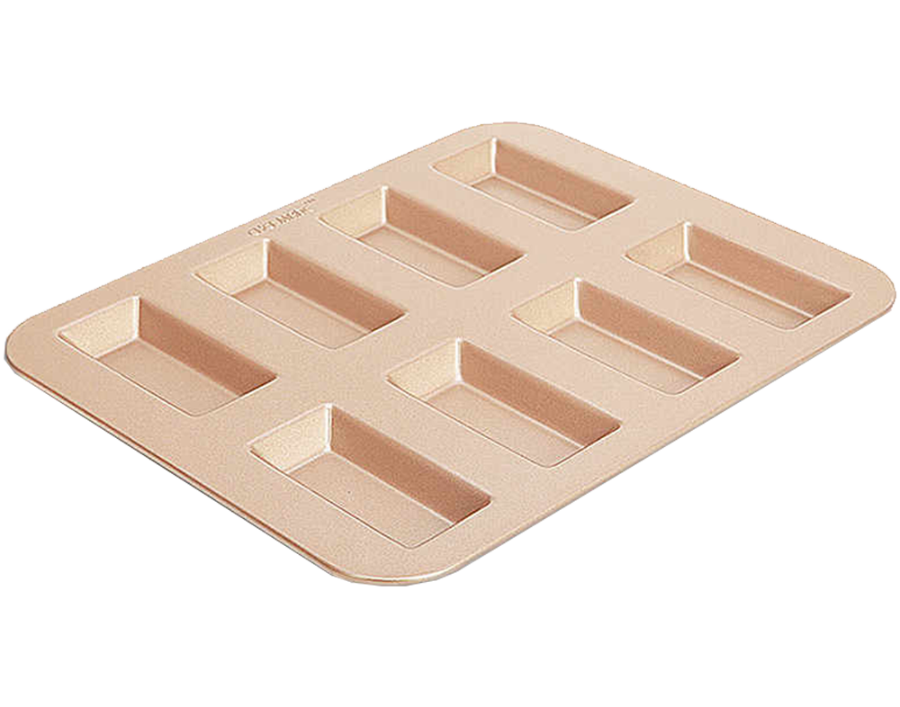 8 Cup Rectangular Financier Cake Mould Non‐Stick