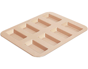 8 Cup Rectangular Financier Cake Mould Non‐Stick